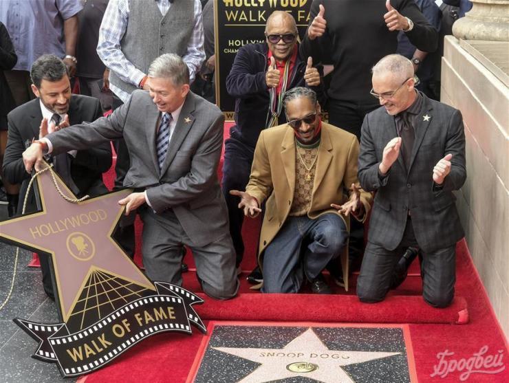 Снуп Догг получил свою звезду на Аллее славы в Голливуде
